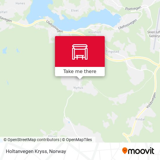 Holtanvegen Kryss map