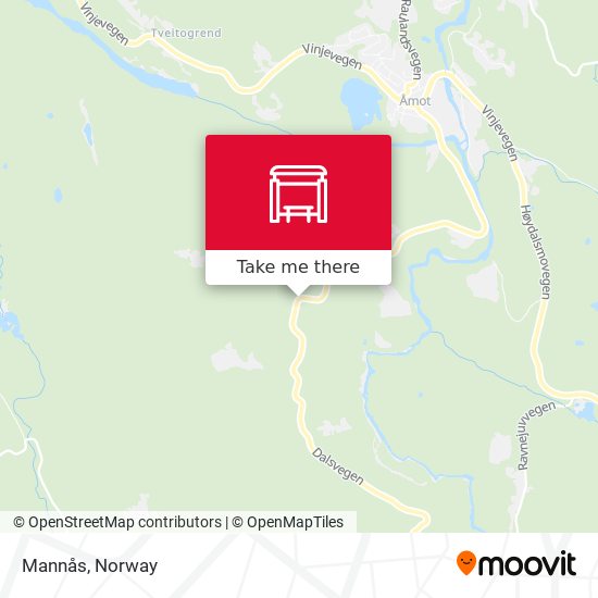 Mannås map