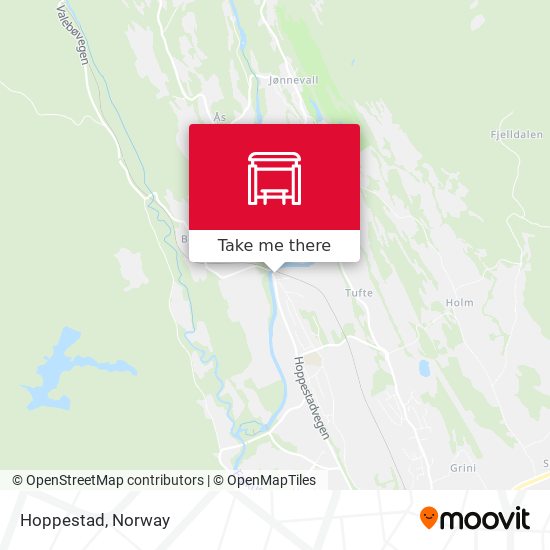 Hoppestad map