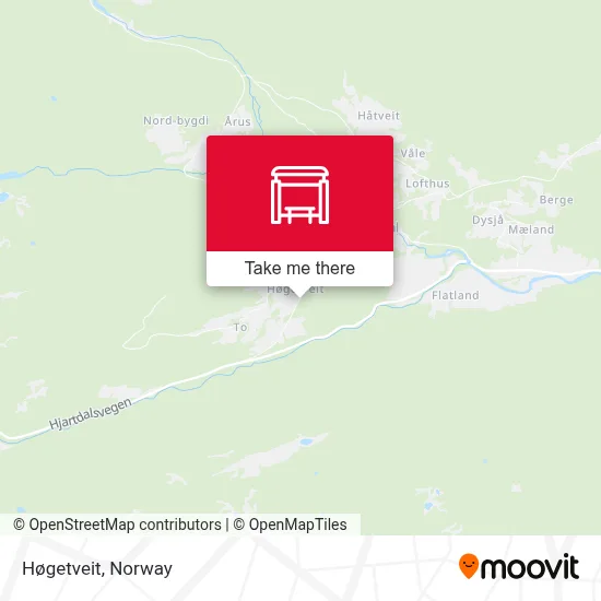 Høgetveit map