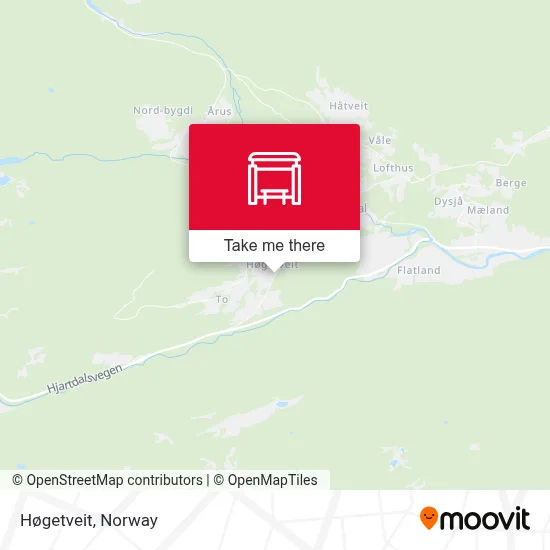 Høgetveit map