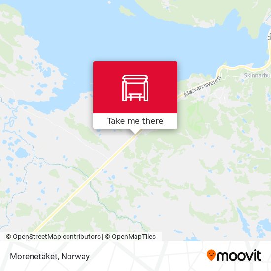 Morenetaket map