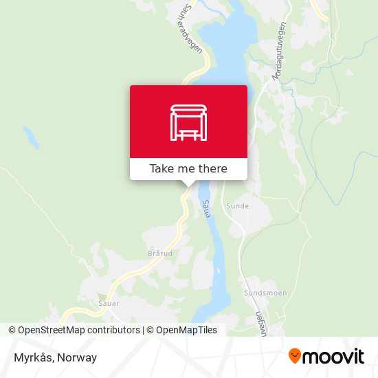 Myrkås map