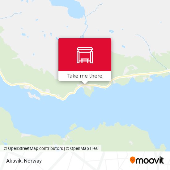 Aksvik map