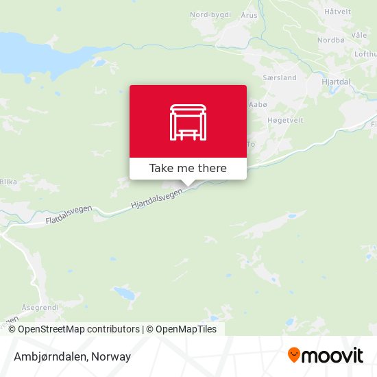 Ambjørndalen map