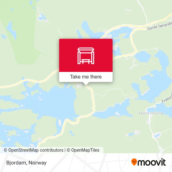 Bjordam map