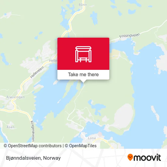 Bjønndalsveien map