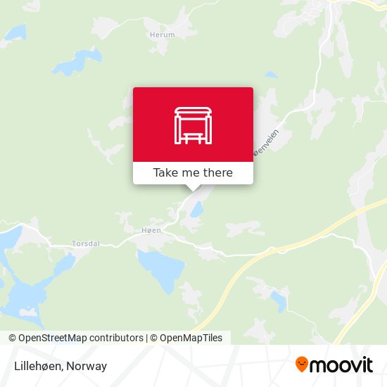 Lillehøen map