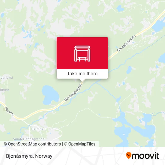 Bjønåsmyra map