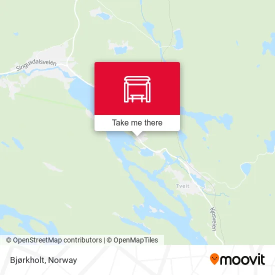 Bjørkholt map