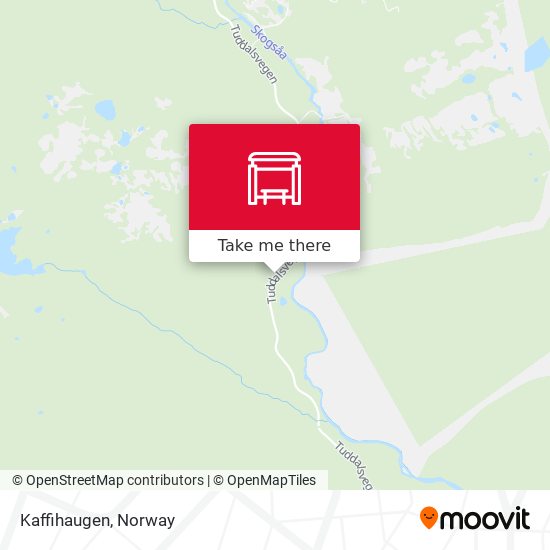 Kaffihaugen map