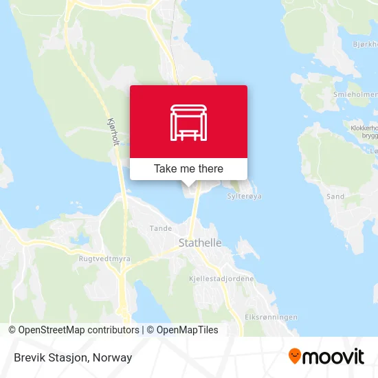 Brevik Stasjon map