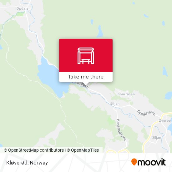 Kløverød map