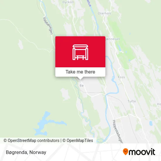 Bøgrenda map