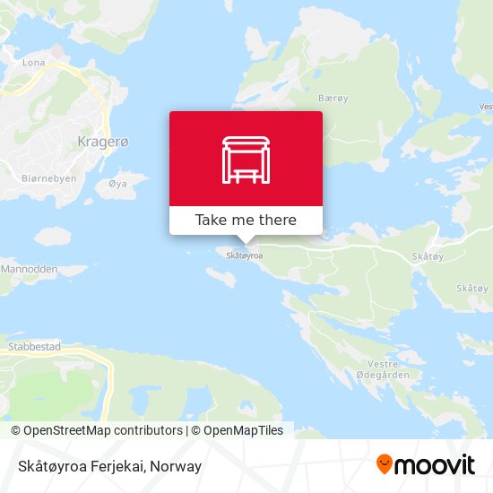 Skåtøyroa Ferjekai map