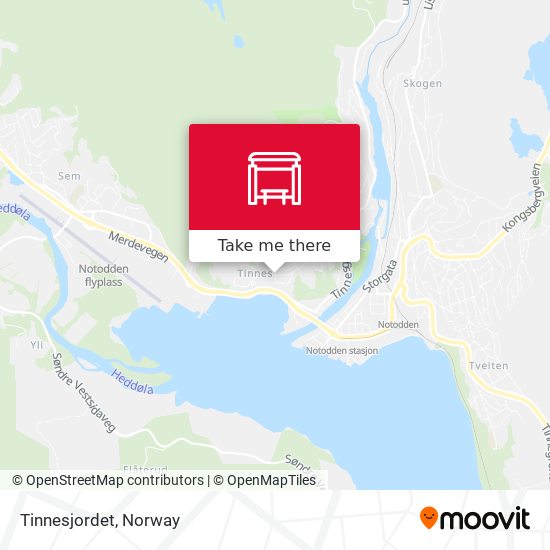 Tinnesjordet map