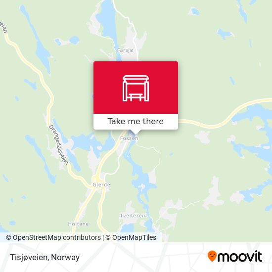 Tisjøveien map