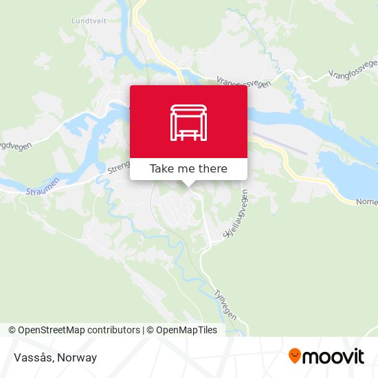 Vassås map