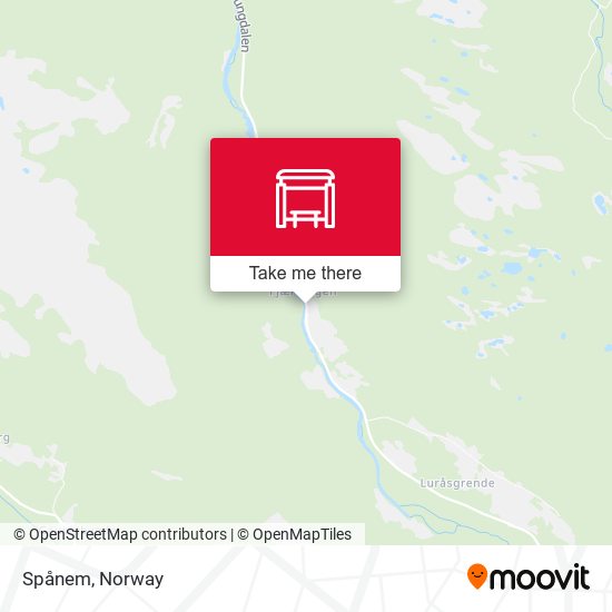 Spånem map