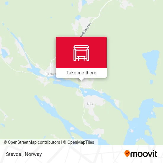 Stavdal map