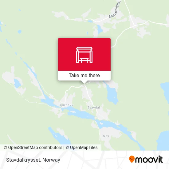 Stavdalkrysset map