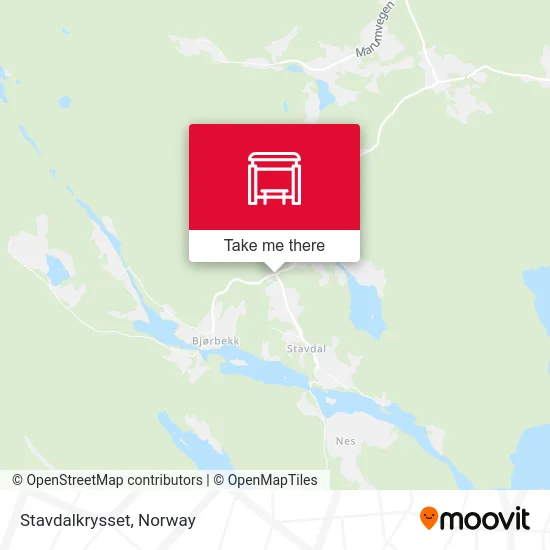 Stavdalkrysset map
