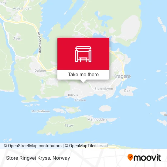 Store Ringvei Kryss map