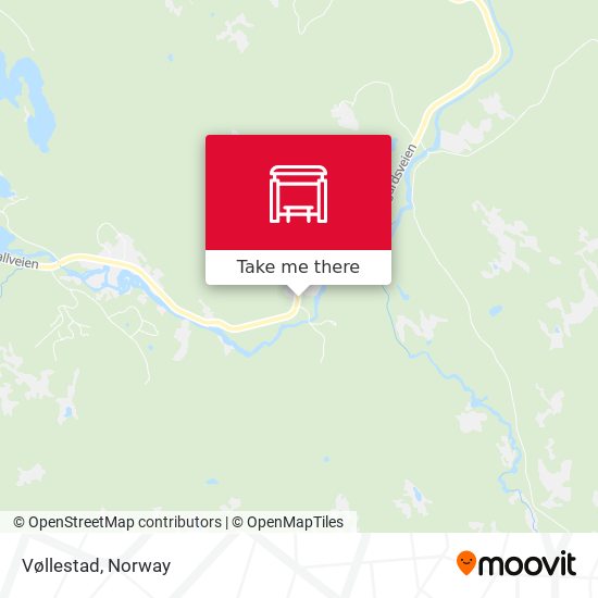 Vøllestad map