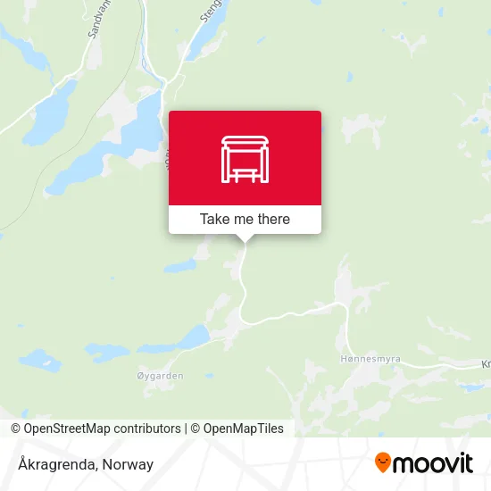 Åkragrenda map