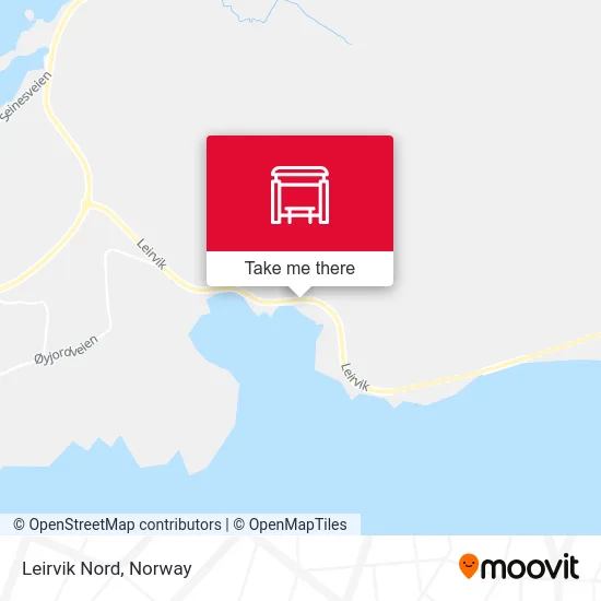 Leirvik Nord map