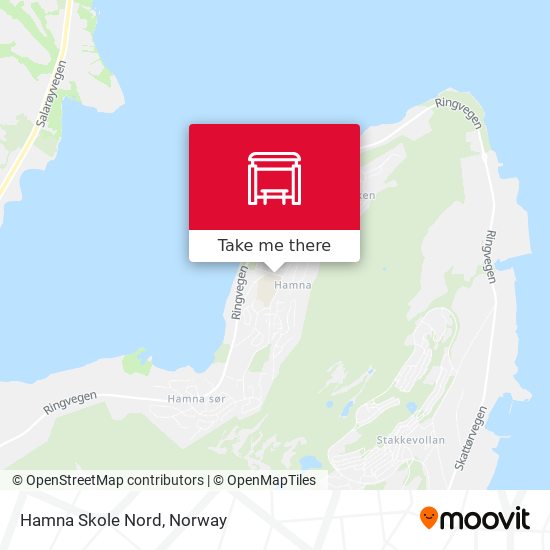 Hamna Skole Nord map