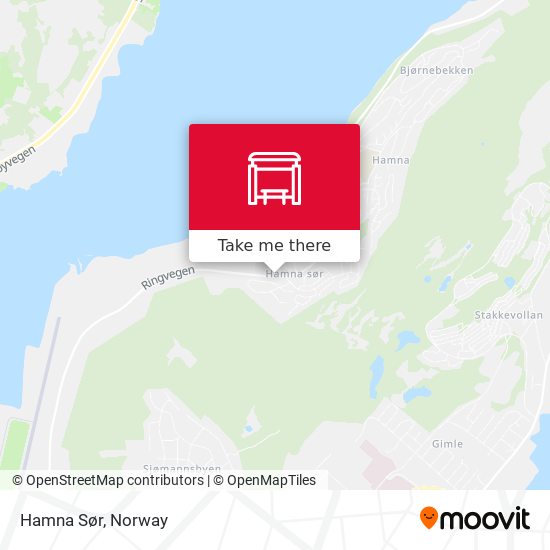 Hamna Sør map