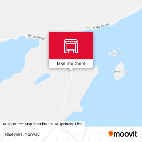 Risøynes map