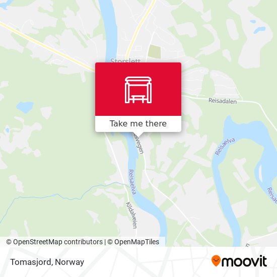 Tomasjord map