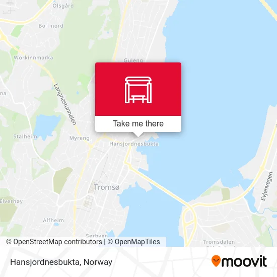 Hansjordnesbukta map