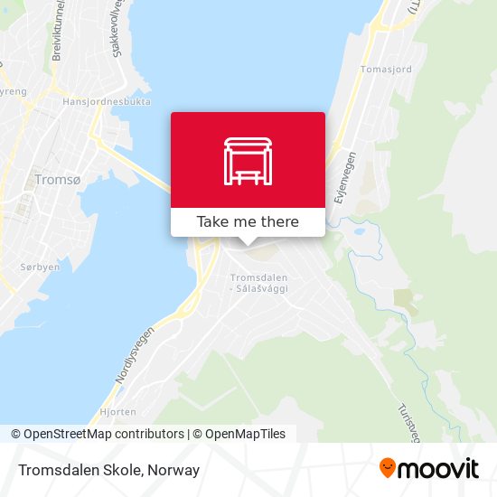 Tromsdalen Skole map