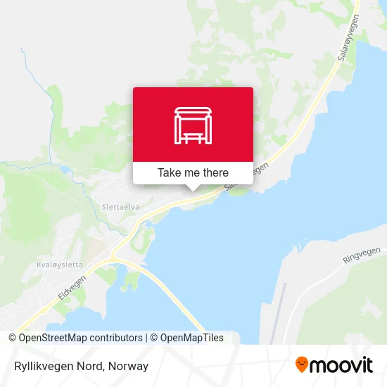 Ryllikvegen Nord map