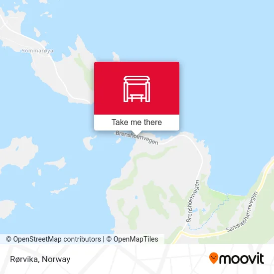 Rørvika map