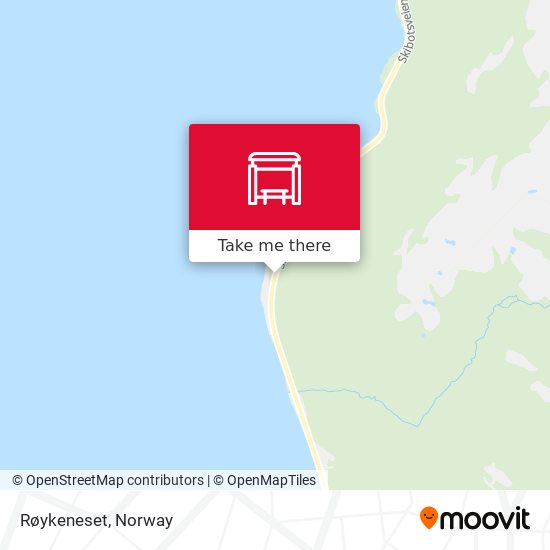 Røykeneset map