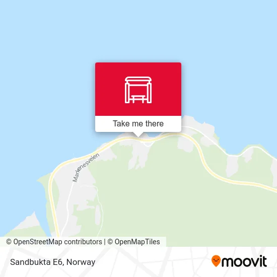 Sandbukta E6 map