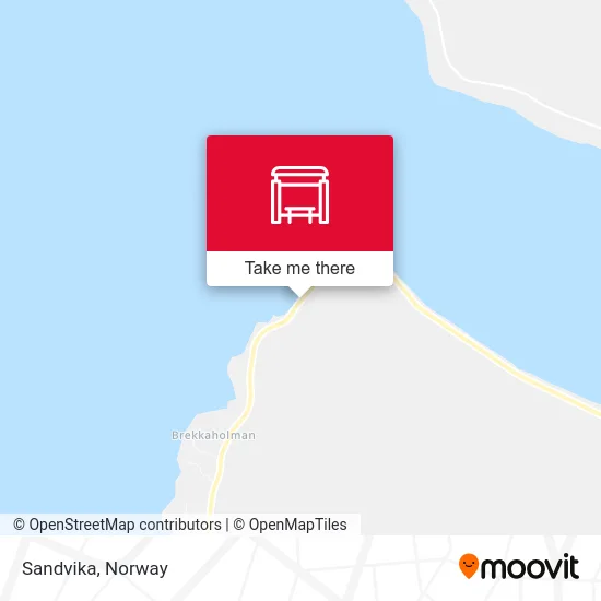 Sandvika map