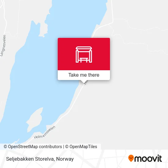 Seljebakken Storelva map