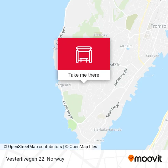 Vesterlivegen 22 map