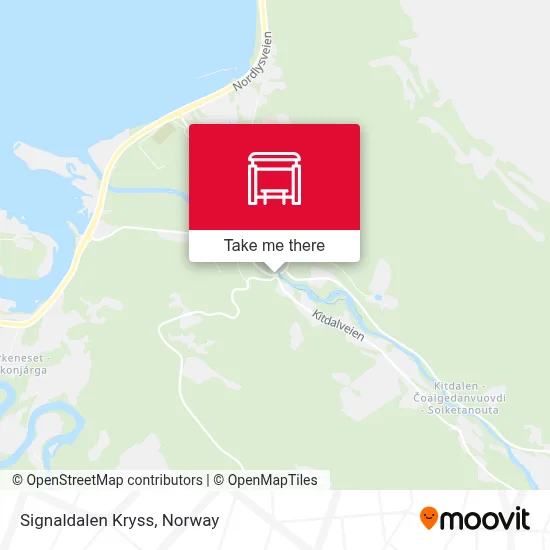 Signaldalen Kryss map