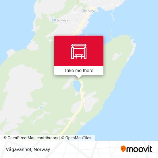 Vågavannet map