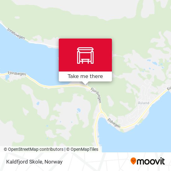 Kaldfjord Skole map