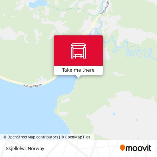 Skjellelva map