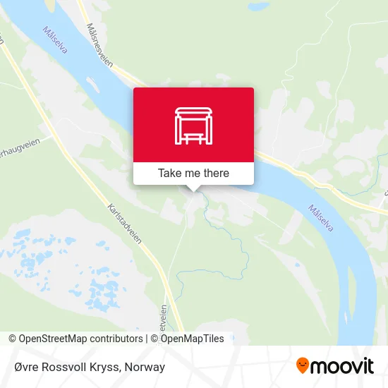 Øvre Rossvoll Kryss map