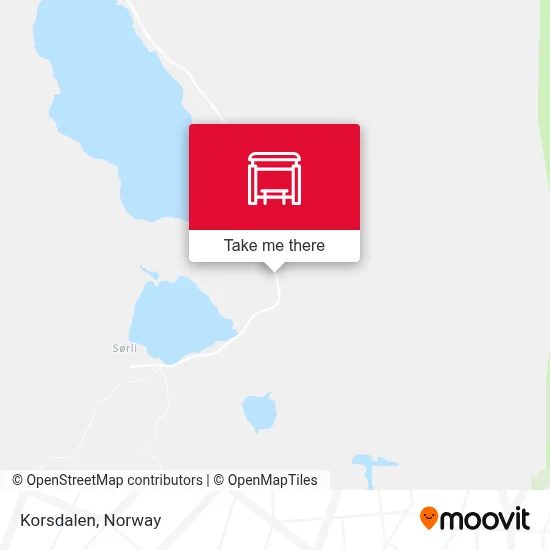 Korsdalen map