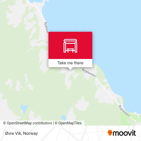 Øvre Vik map